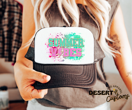 Summer Vibes - Snap Back Women's Trucker Hat