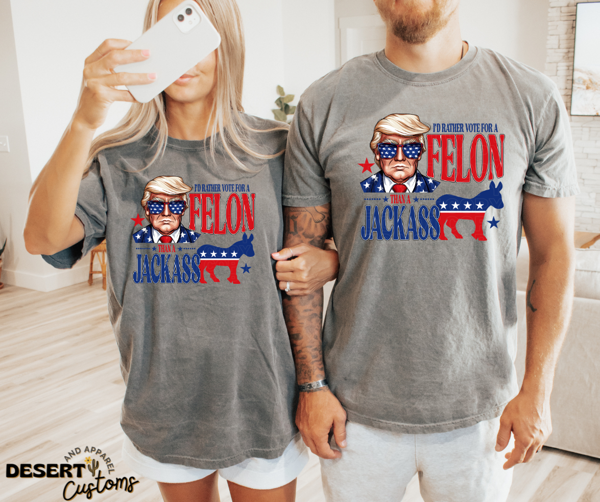 I'd Rather Vote Graphic Tee