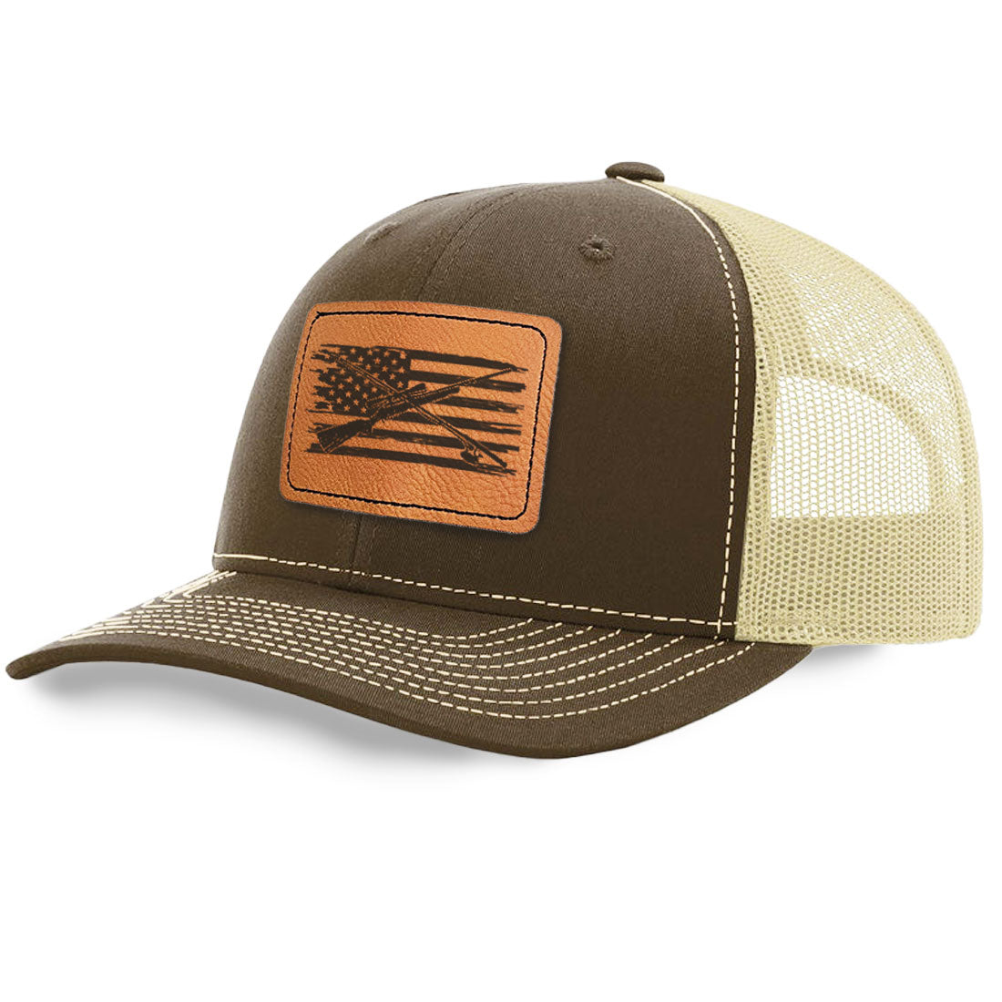 Outdoor Patriot Trucker Hat | Richardson 112 Split Color