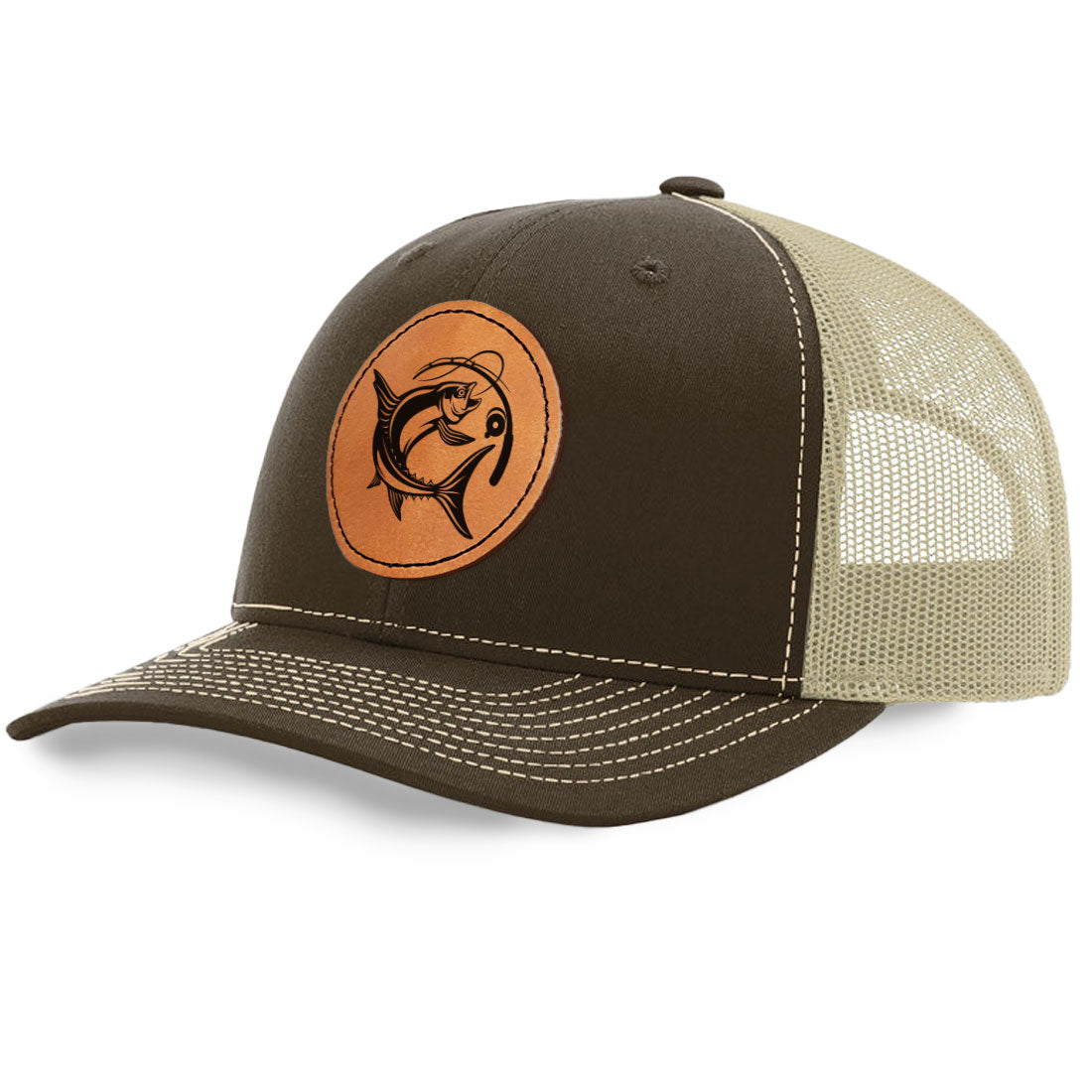 Fish Fight Trucker Hat | Richardson 112 Split Color