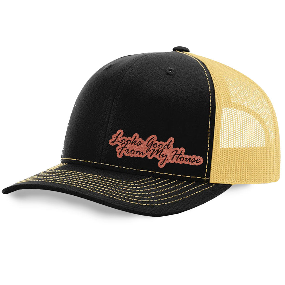 Looks Good From My House Trucker Hat | Richardson 112 Split Color