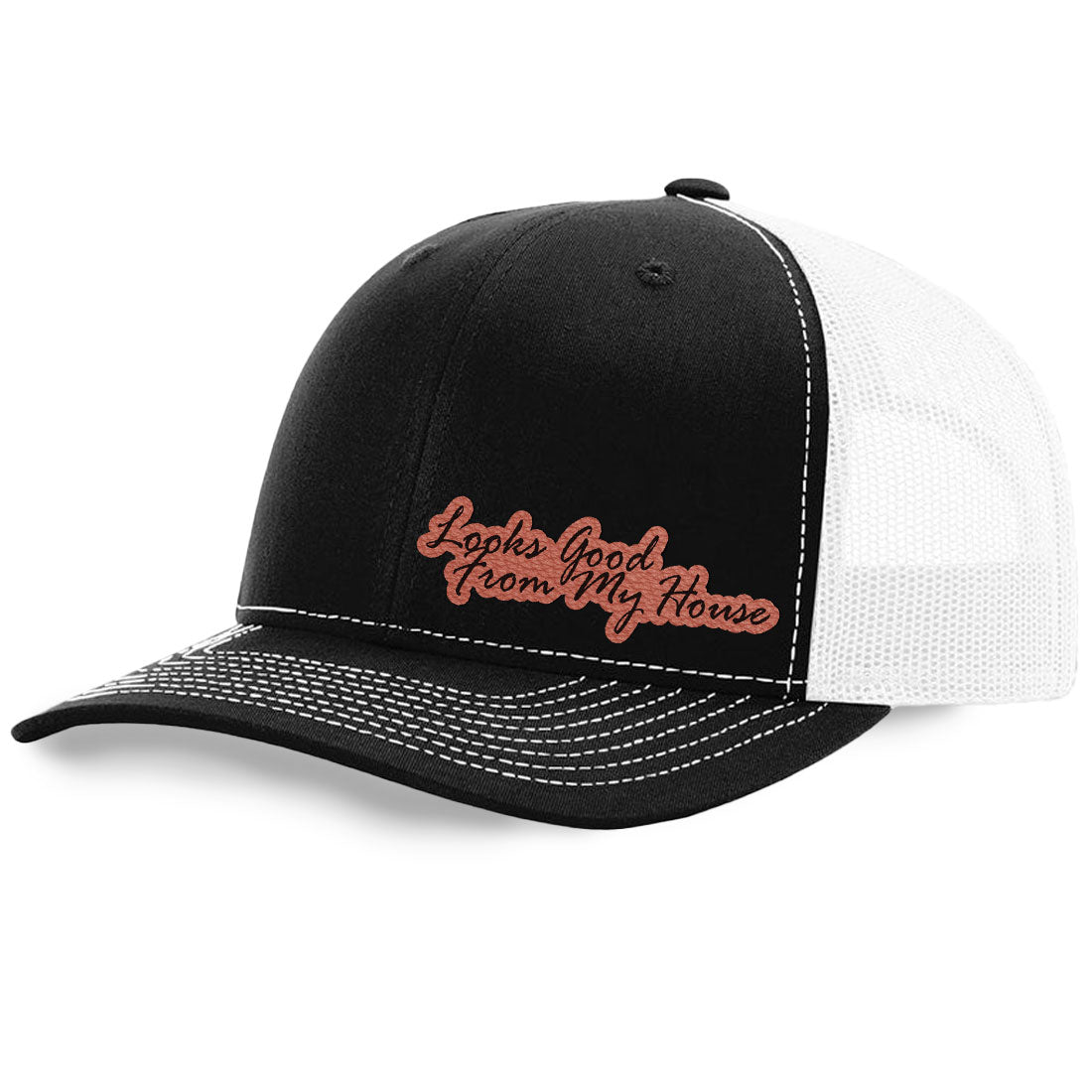 Looks Good From My House Trucker Hat | Richardson 112 Split Color