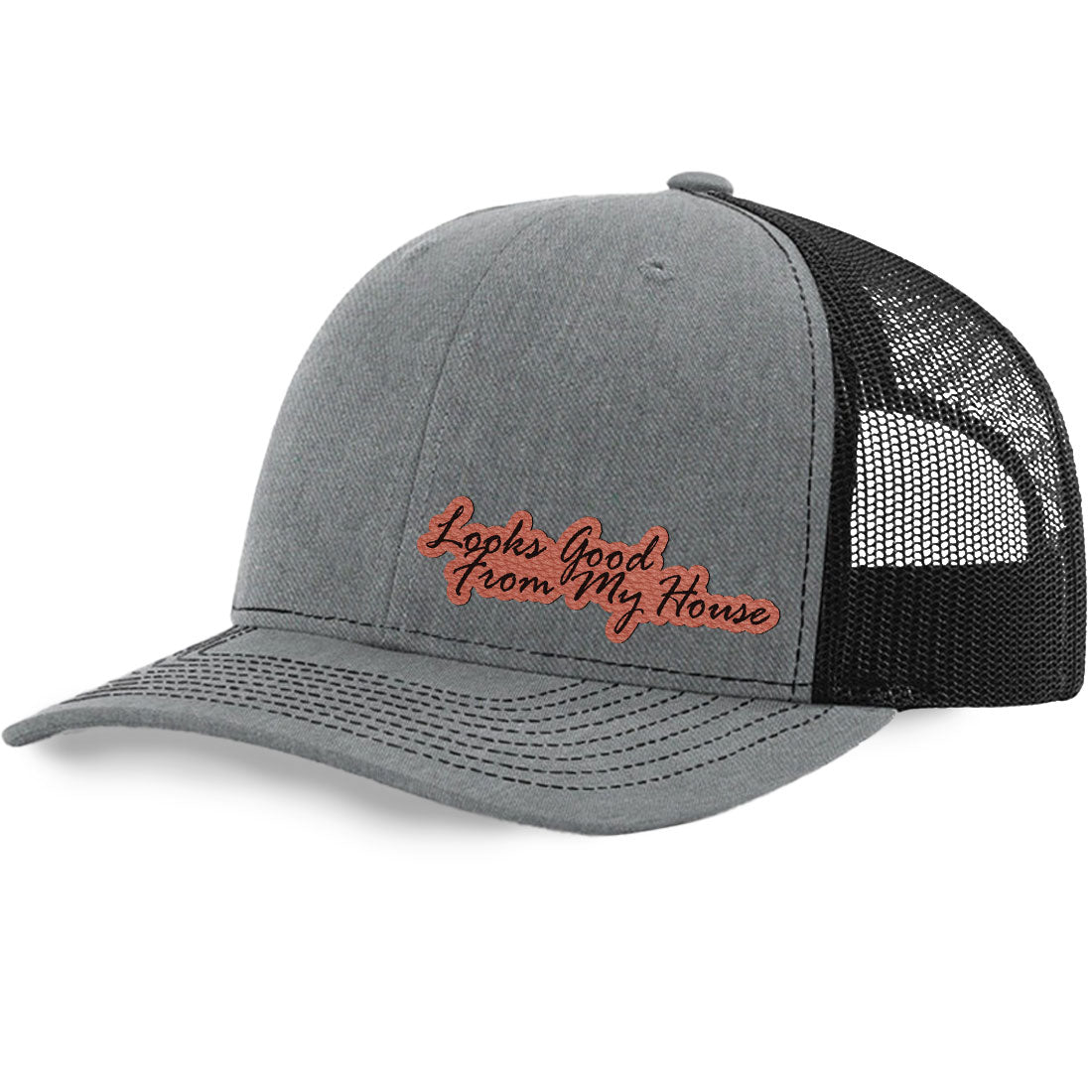 Looks Good From My House Trucker Hat | Richardson 112 Split Color