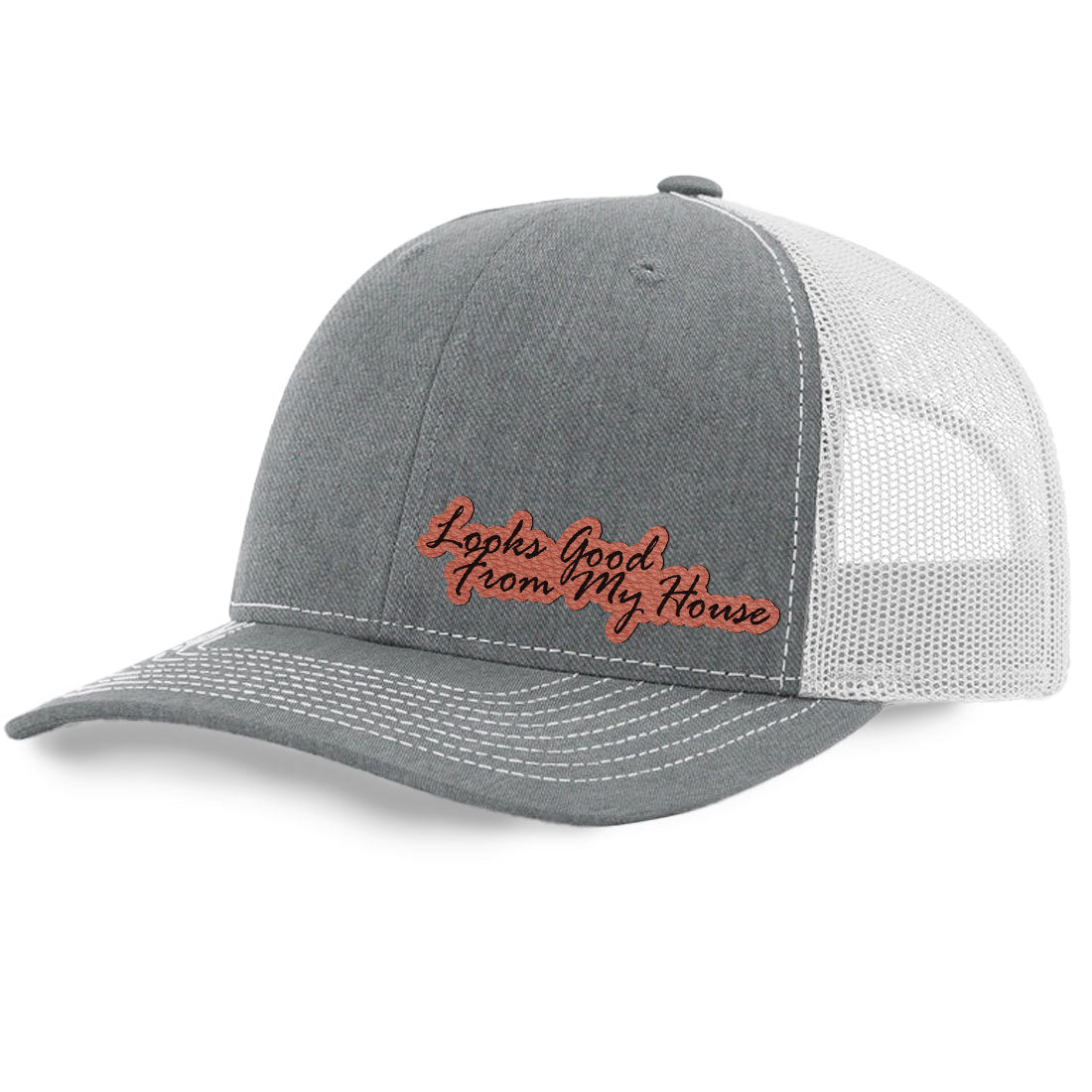 Looks Good From My House Trucker Hat | Richardson 112 Split Color