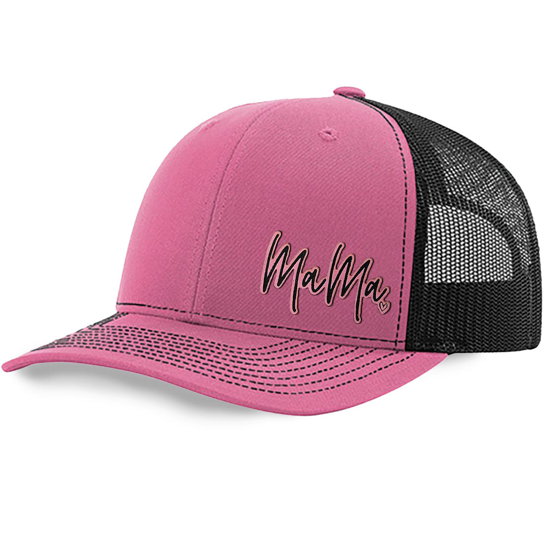 Mama Heart Cutout Trucker Hat | Richardson 112 Split Color