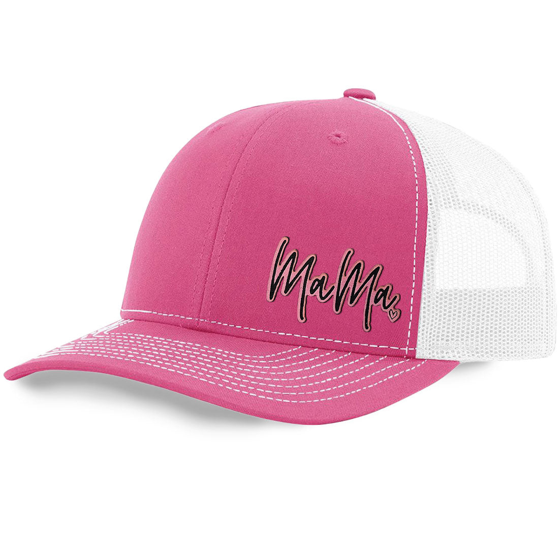 Mama Heart Cutout Trucker Hat | Richardson 112 Split Color