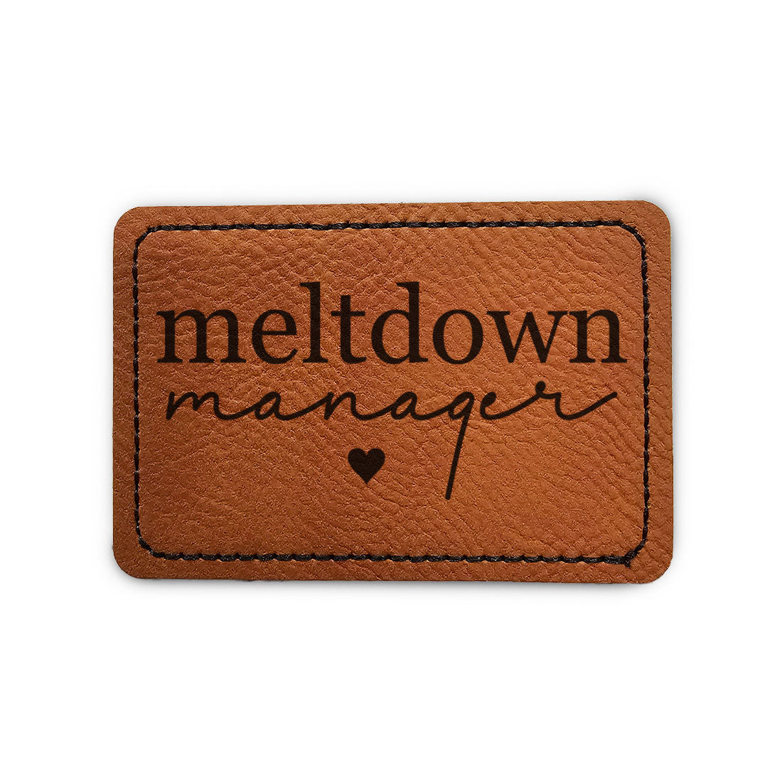 Meltdown Manager Leather Patch