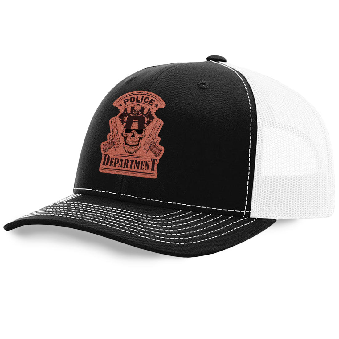 Police Dept Trucker Hat | Richardson 112 Split Color