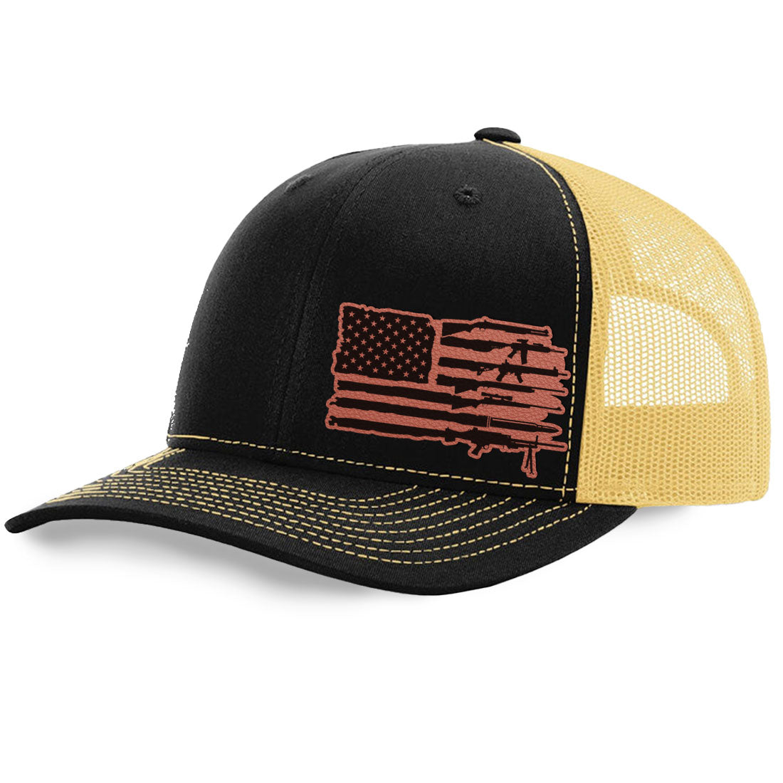 Police Tools Flag Trucker Hat | Richardson 112 Split Color