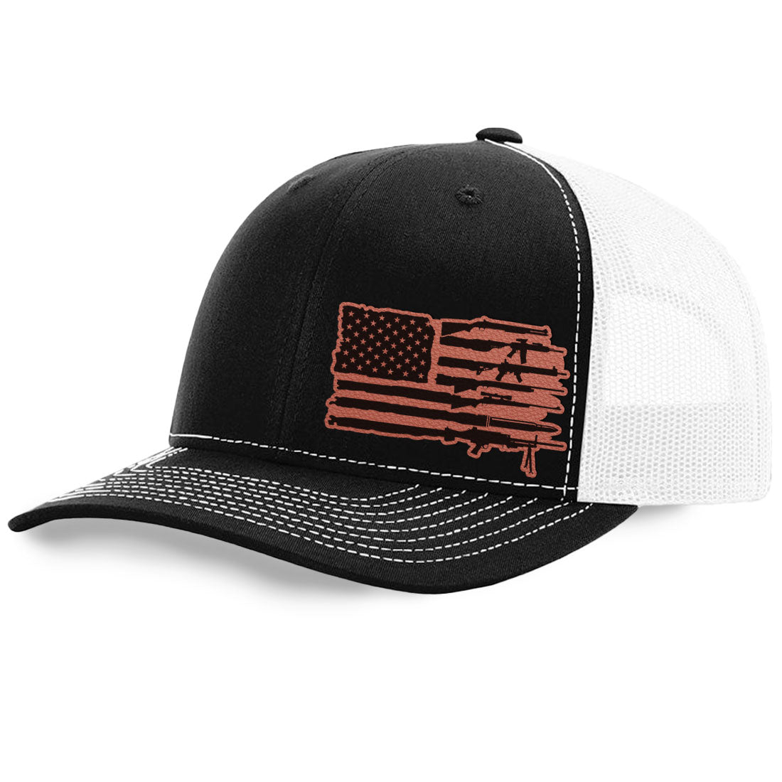 Police Tools Flag Trucker Hat | Richardson 112 Split Color