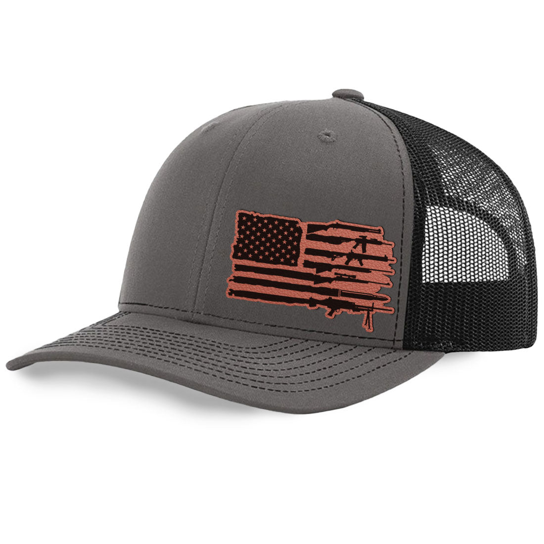 Police Tools Flag Trucker Hat | Richardson 112 Split Color