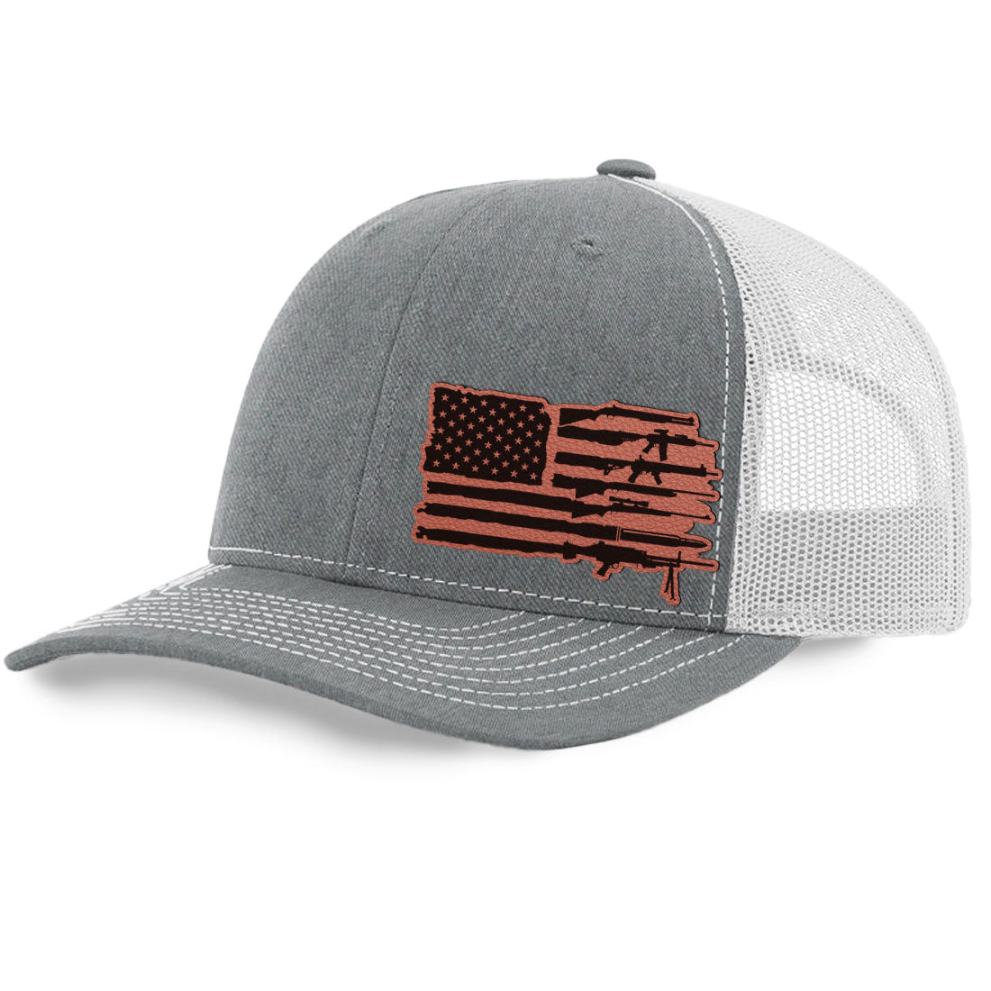 Police Tools Flag Trucker Hat | Richardson 112 Split Color