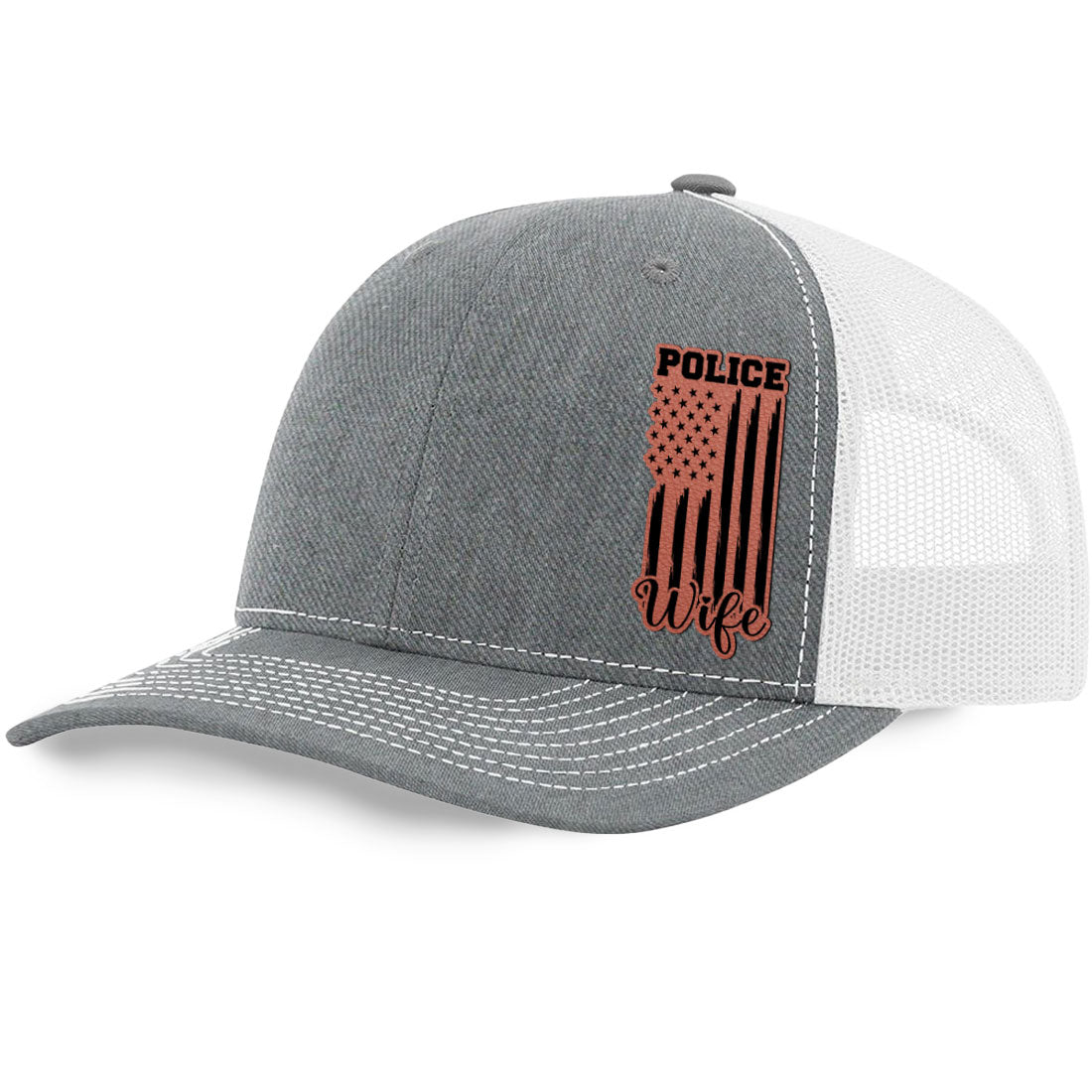 Police Wife Trucker Hat | Richardson 112 Split Color