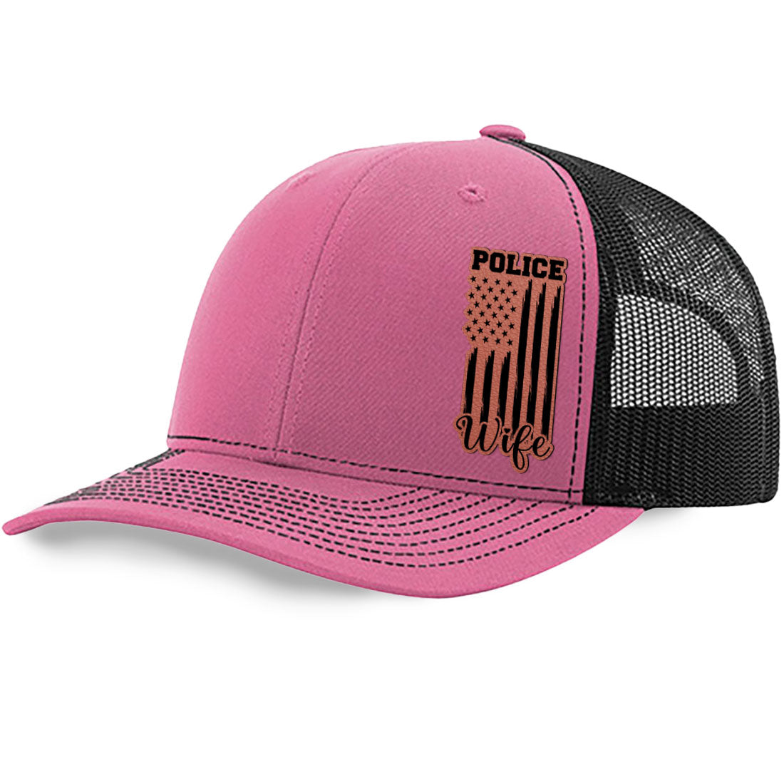 Police Wife Trucker Hat | Richardson 112 Split Color