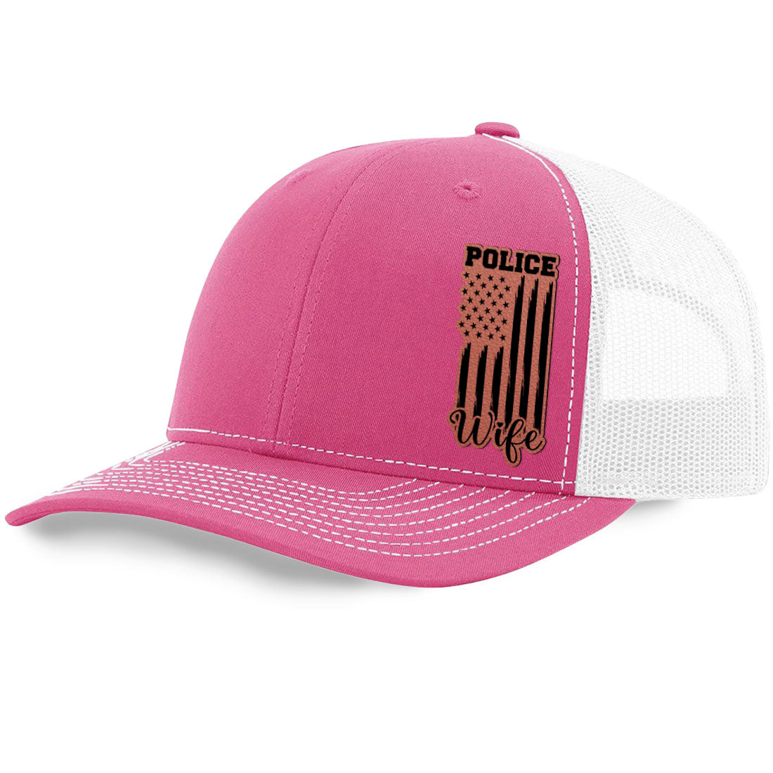 Police Wife Trucker Hat | Richardson 112 Split Color