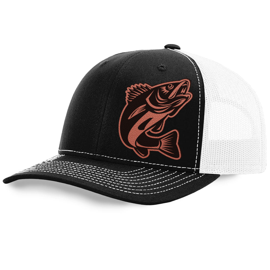 Walleye Trucker Hat | Richardson 112 Split Color