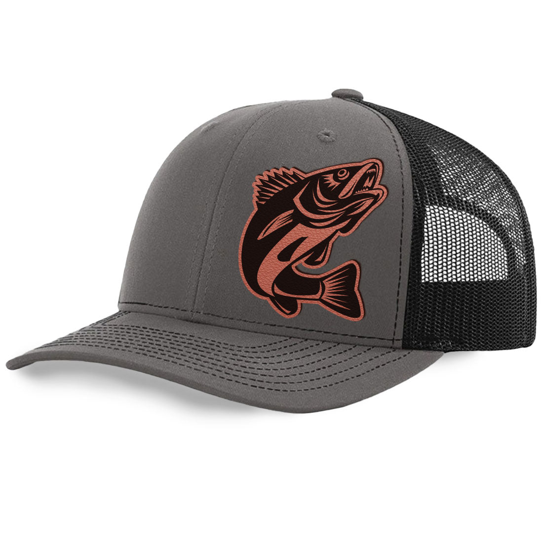 Walleye Trucker Hat | Richardson 112 Split Color – Desert Customs