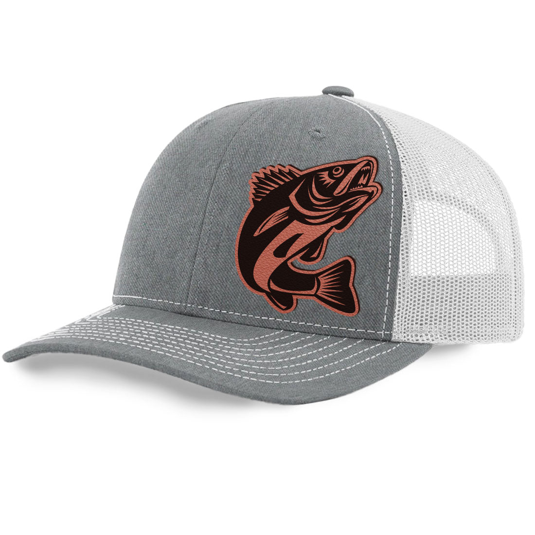 Walleye Trucker Hat | Richardson 112 Split Color